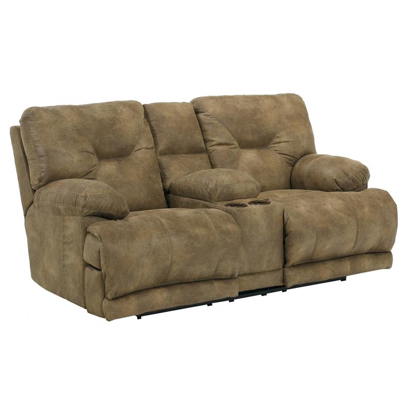 Catnapper Voyager Reclining Leather Look Fabric Loveseat 4389 1228-49/1328-49 IMAGE 2