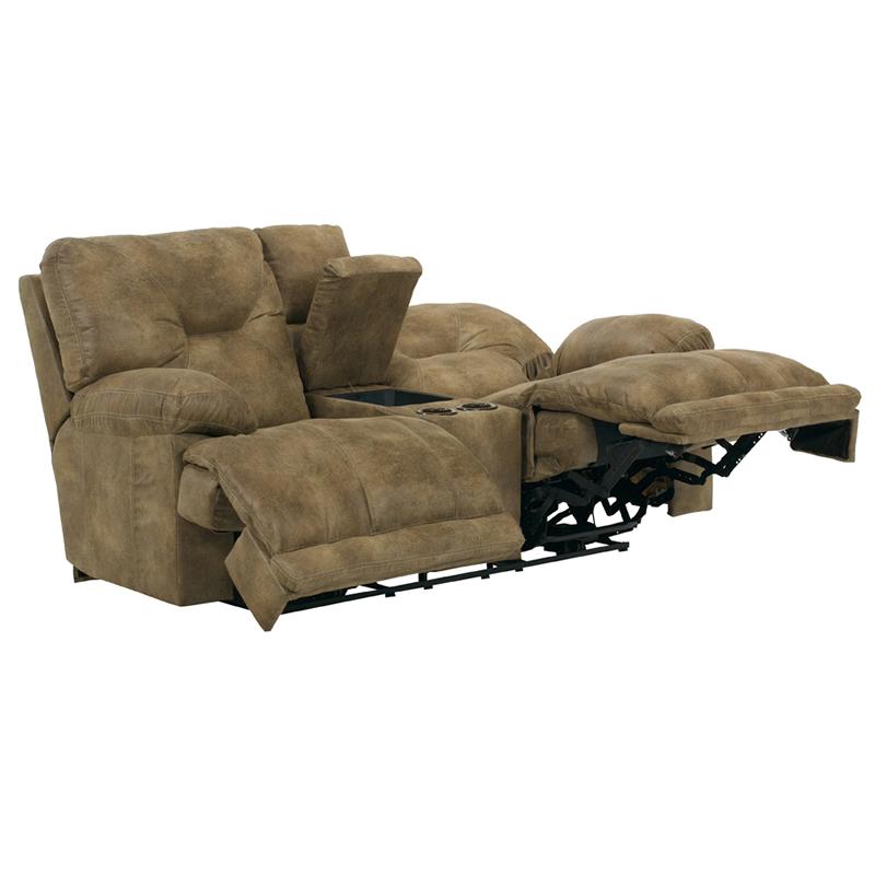 Catnapper Voyager Reclining Leather Look Fabric Loveseat 4389 1228-49/1328-49 IMAGE 3