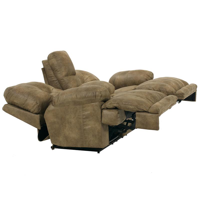 Catnapper Voyager Reclining Leather Look Fabric Loveseat 4389 1228-49/1328-49 IMAGE 4