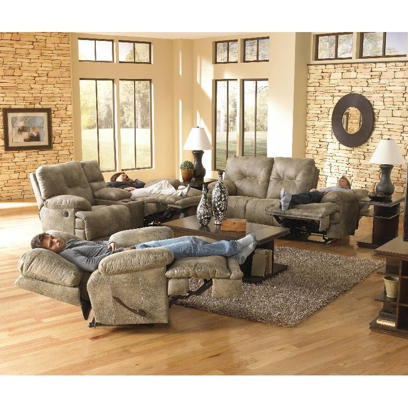 Catnapper Voyager Reclining Leather Look Fabric Loveseat 4389 1228-49/1328-49 IMAGE 6