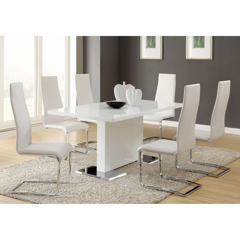 Coaster Furniture Anges Dining Chair 100515WHT IMAGE 3
