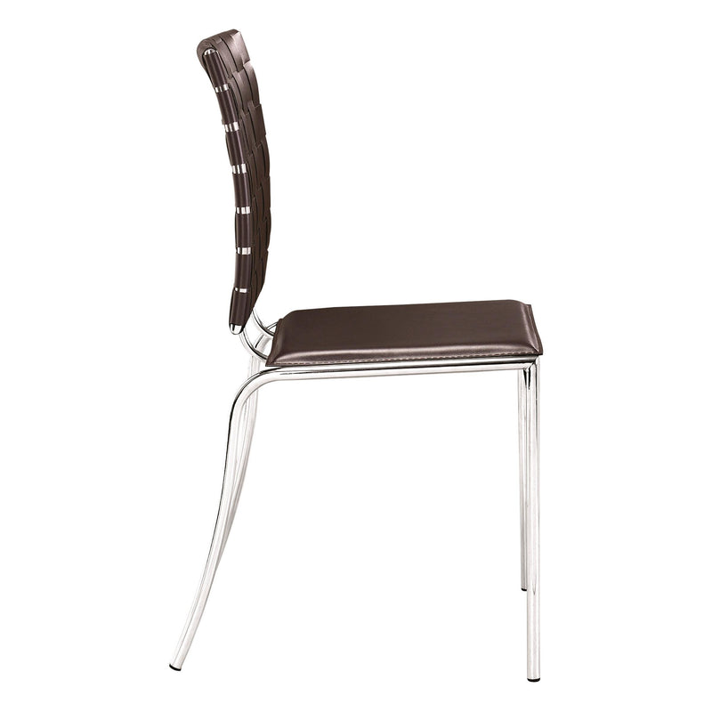 Zuo Criss Cross Dining Chair 333010 IMAGE 2