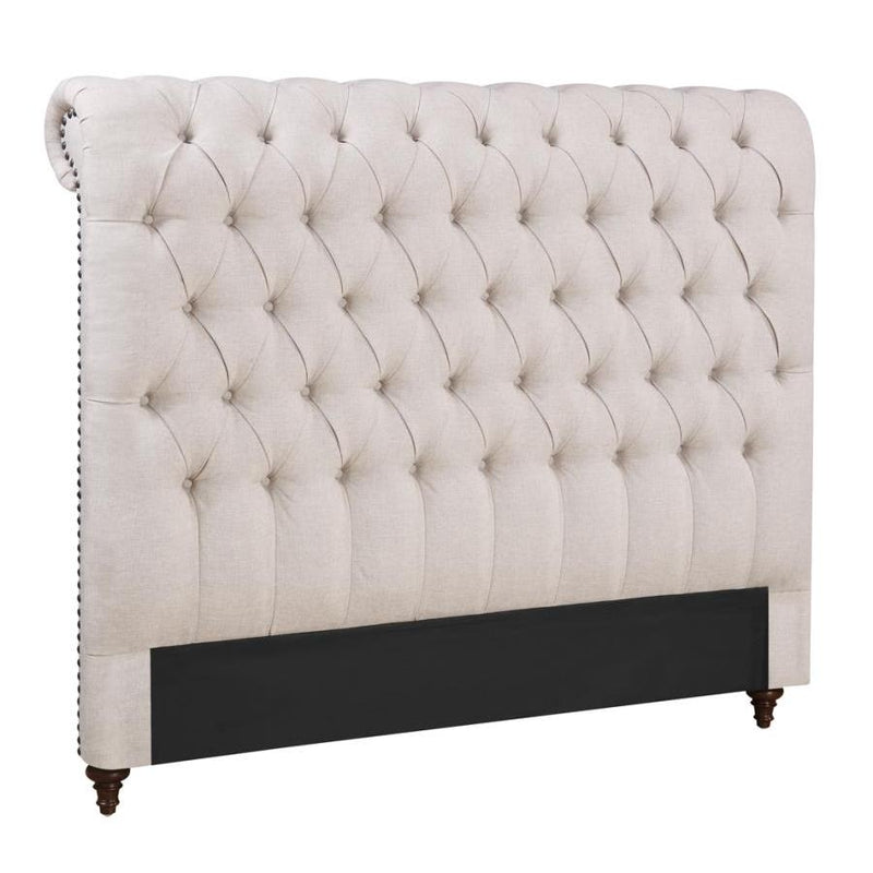 Coaster Furniture Devon Queen Upholstered Platform Bed 300525Q IMAGE 2
