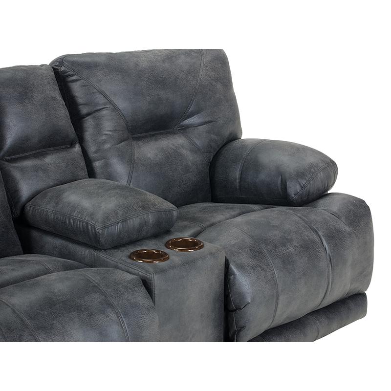 Catnapper Voyager Power Reclining Leather Look Fabric Loveseat 64389 1228-53/3028-53 IMAGE 4