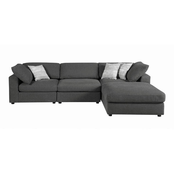 Coaster Furniture Serene Fabric 4 pc Sectional 551325/551324/551325/551326 IMAGE 1