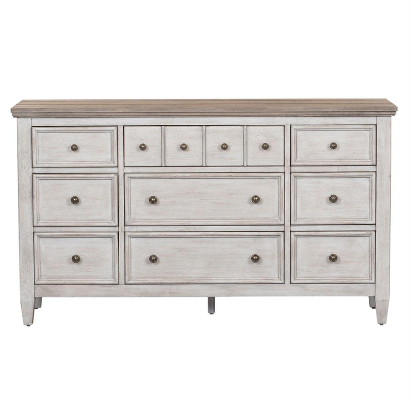 Liberty Furniture Industries Inc. Heartland 9-Drawer Dresser with Mirror 824-BR-DM IMAGE 3