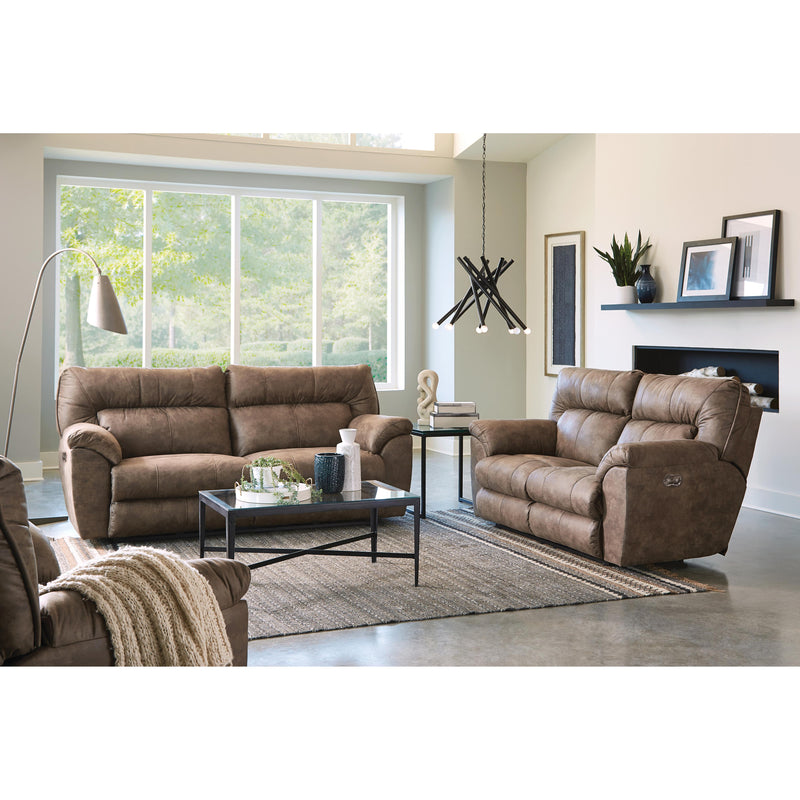Catnapper Hollins Power Reclining Leather Look Loveseat 62652 1429-49 IMAGE 5