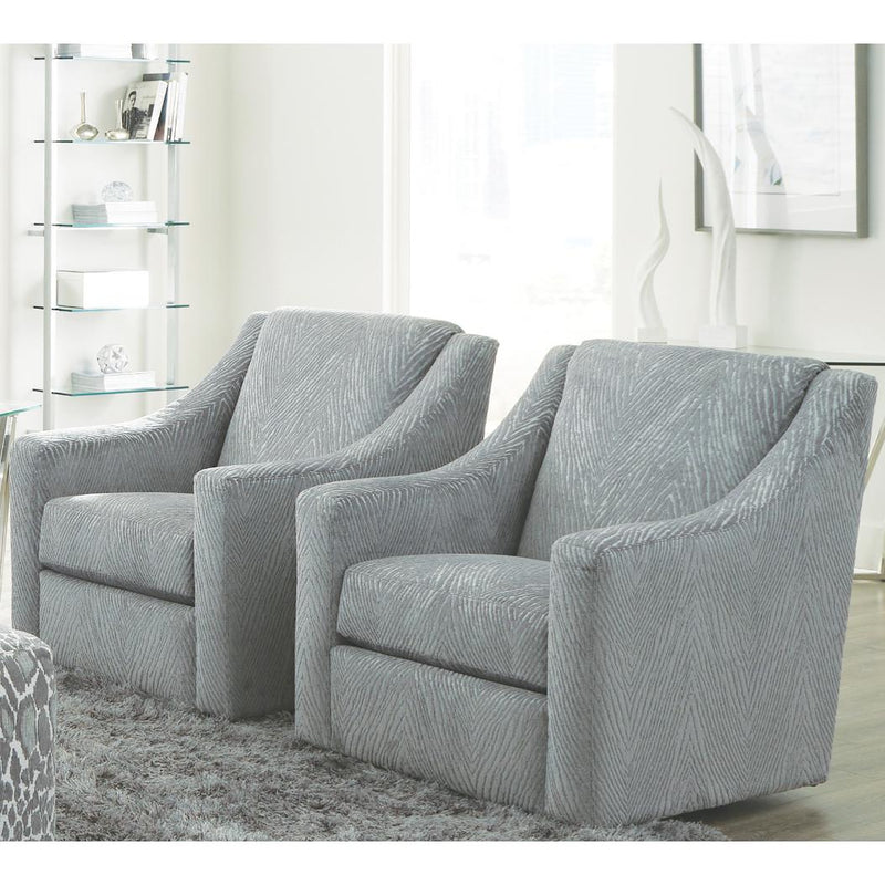 Jackson Furniture Lamar Swivel Fabric Accent Chair 4098-21 2268-28 IMAGE 2