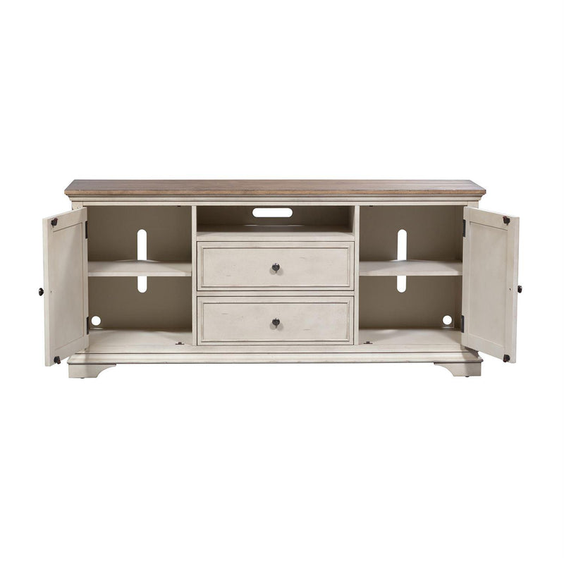 Liberty Furniture Industries Inc. Morgan Creek TV Stand with Cable Management 498-TV66 IMAGE 2