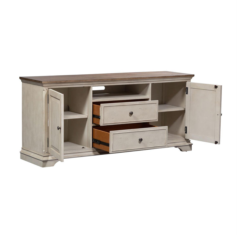 Liberty Furniture Industries Inc. Morgan Creek TV Stand with Cable Management 498-TV66 IMAGE 3