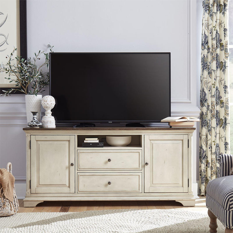 Liberty Furniture Industries Inc. Morgan Creek TV Stand with Cable Management 498-TV66 IMAGE 9