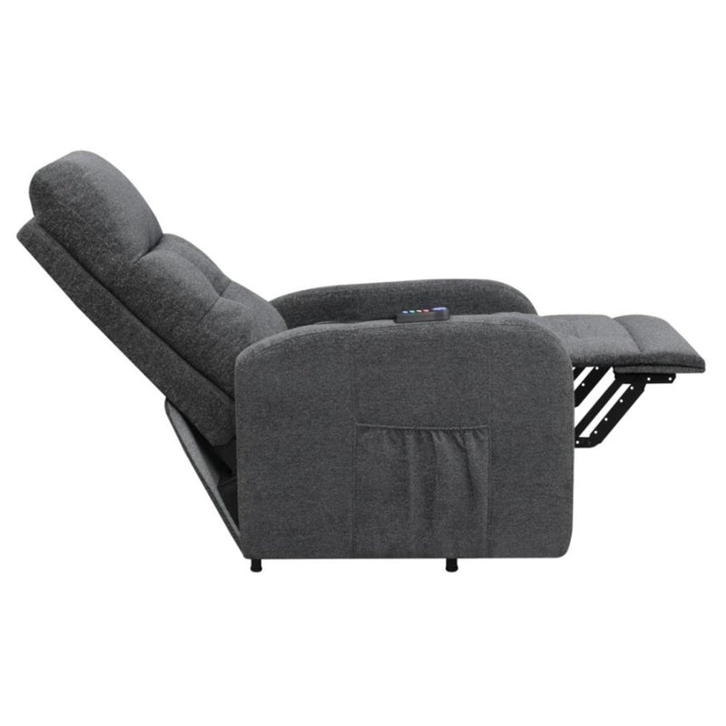 Coaster Furniture Fabric Lift Chair with Heat and Massage 609404P IMAGE 5