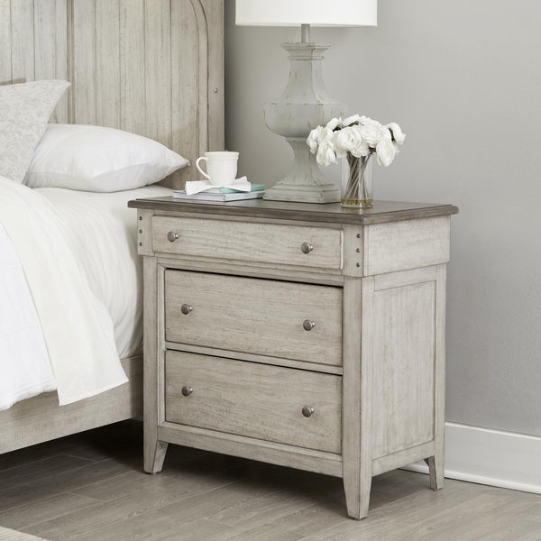 Liberty Furniture Industries Inc. Ivy Hollow 3-Drawer Nightstand 457-BR62 IMAGE 1