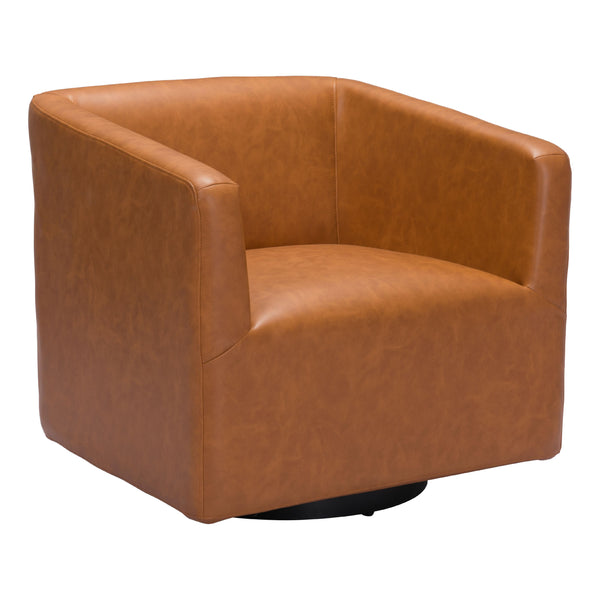 Zuo Brooks Swivel Polyurethane Accent Chair 102049 IMAGE 1