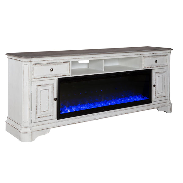 Liberty Furniture Industries Inc. Magnolia Manor TV Stand with Cable Management FIRE-BOX-244-82 IMAGE 1