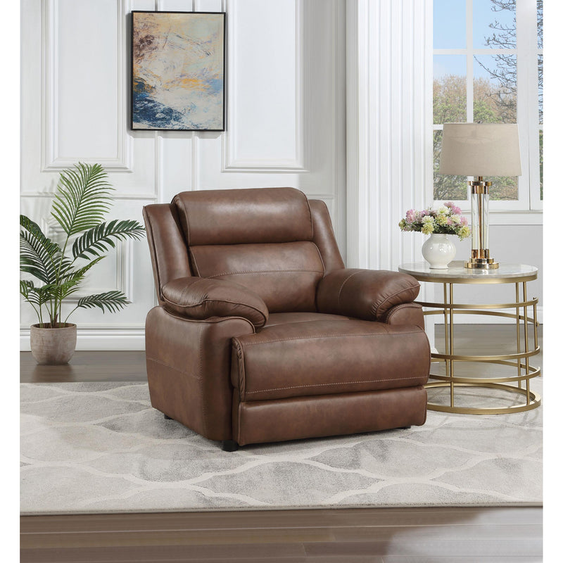 Coaster Furniture Ellington Stationary Leather Match Chair 508283 IMAGE 2