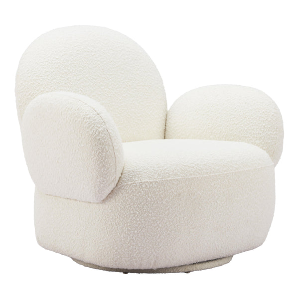 Zuo Pilka Swivel Fabric Chair 110280 IMAGE 1