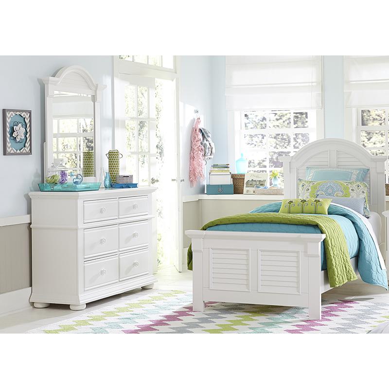 Liberty Furniture Industries Inc. Summer House Youth 607-BR-FPBDM 5 pc Full Panel Bedroom Set IMAGE 1