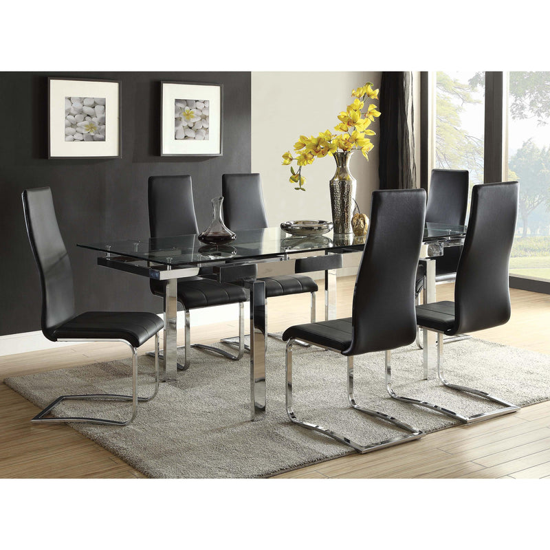 Coaster Furniture Anges Dining Chair 100515BLK IMAGE 4