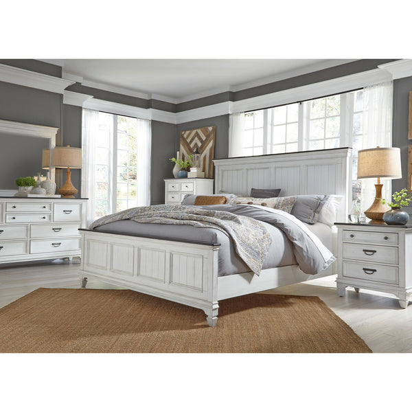 Liberty Furniture Industries Inc. Allyson Park 417-BR-QPBDMCN 7 pc Queen Panel Bedroom Set IMAGE 1