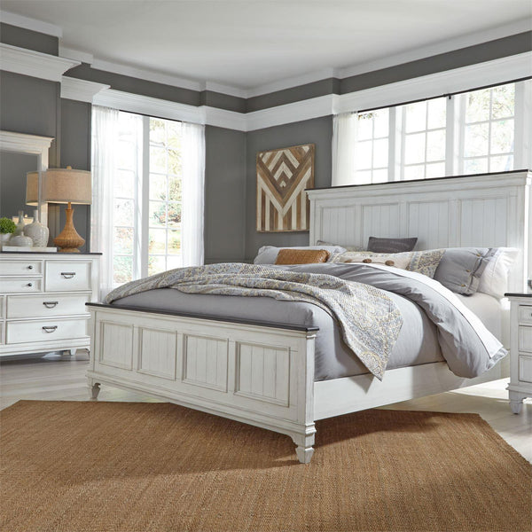 Liberty Furniture Industries Inc. Allyson Park 417-BR-KPBDM 5 pc King Panel Bedroom Set IMAGE 1