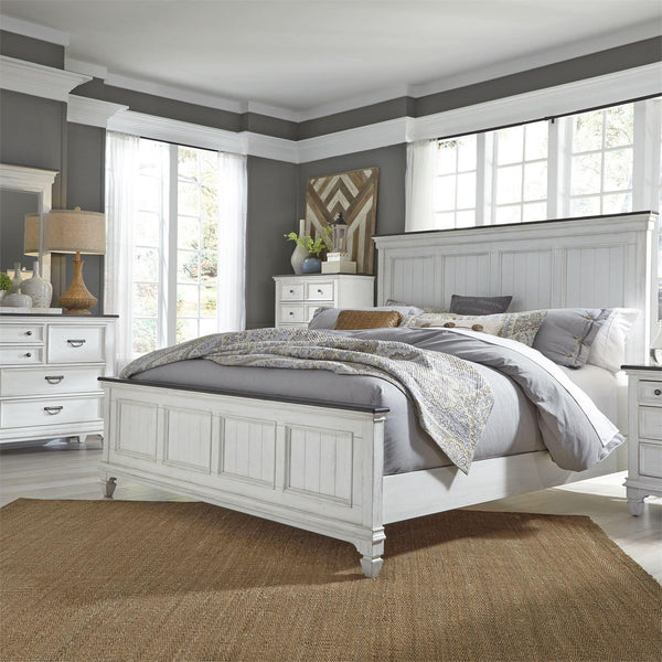 Liberty Furniture Industries Inc. Allyson Park 417-BR-KPBDMC 6 pc King Panel Bedroom Set IMAGE 1