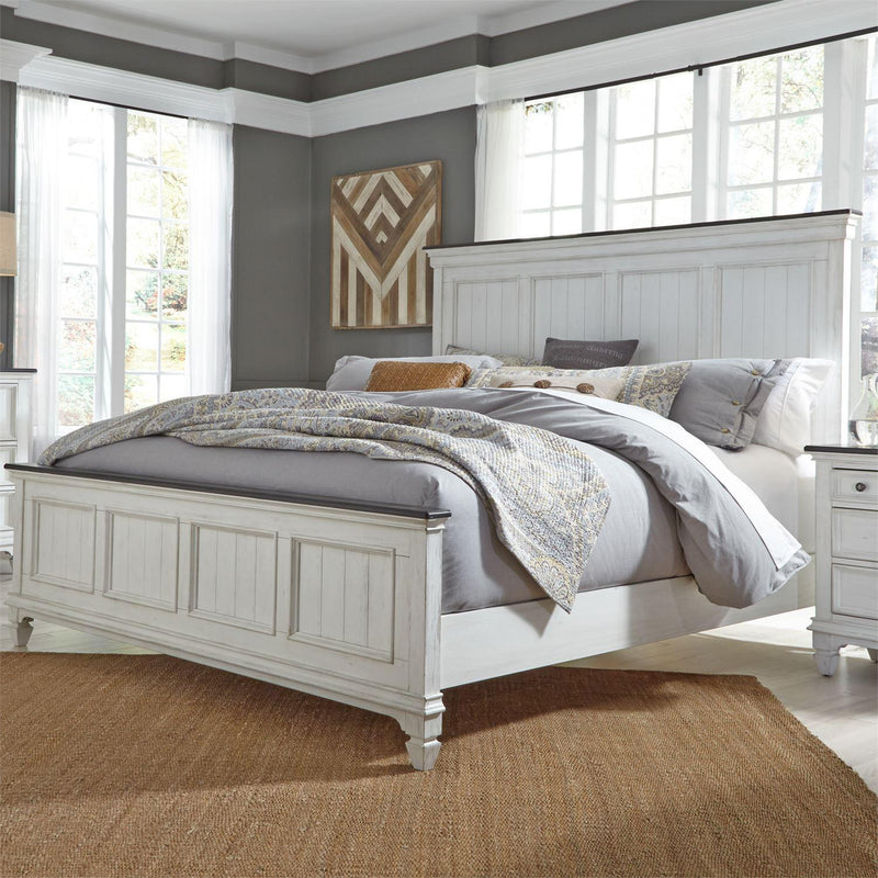 Liberty Furniture Industries Inc. Allyson Park 417-BR-KPBDMN 6 pc King Panel Bedroom Set IMAGE 2