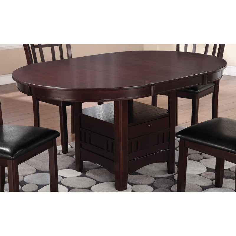 Coaster Furniture Oval Lavon Dining Table with Pedestal Base 102671 IMAGE 4