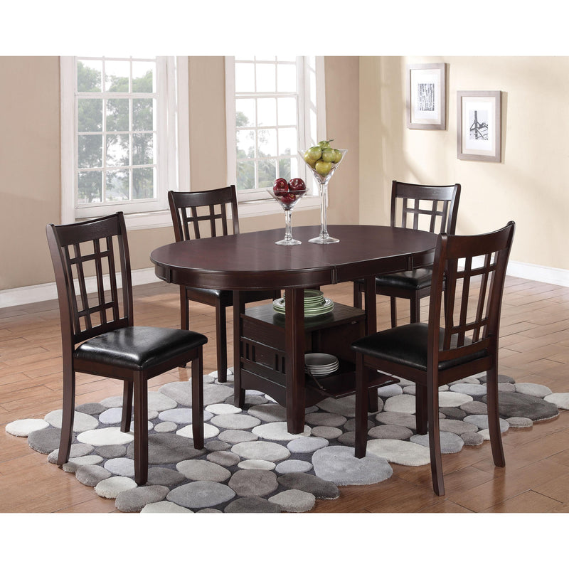 Coaster Furniture Oval Lavon Dining Table with Pedestal Base 102671 IMAGE 5