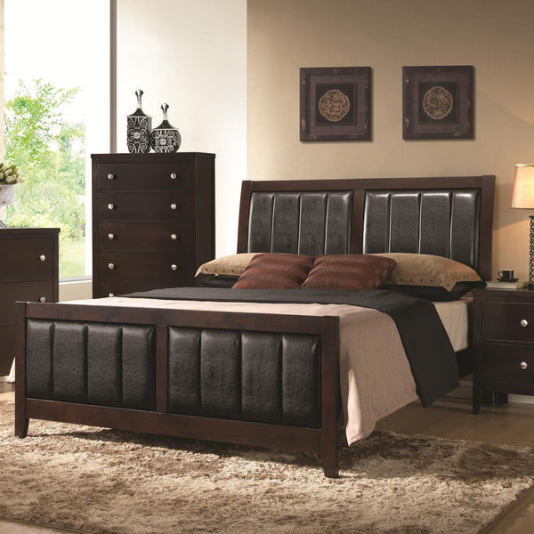 Coaster Furniture Carlton California King Upholstered Bed 202091KW IMAGE 1