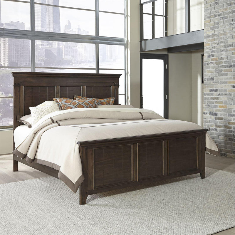 Liberty Furniture Industries Inc. Saddlebrook 184-BR-KPBDM 5 pc King Panel Bedroom Set IMAGE 2