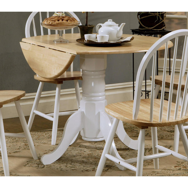 Coaster Furniture Round Damen Dining Table with Pedestal Base 4241 IMAGE 1