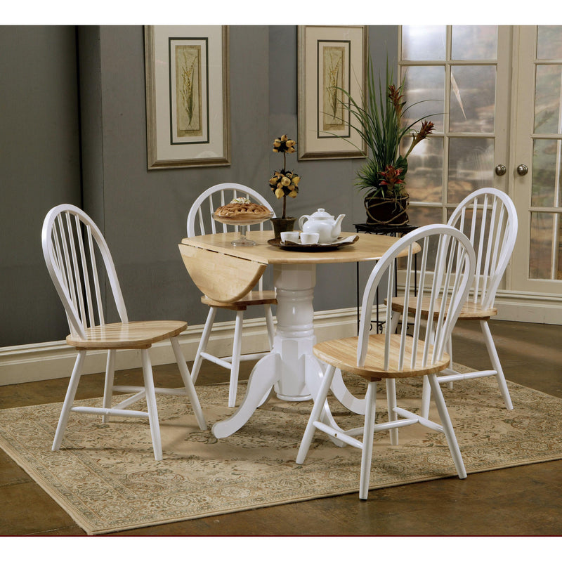 Coaster Furniture Round Damen Dining Table with Pedestal Base 4241 IMAGE 2