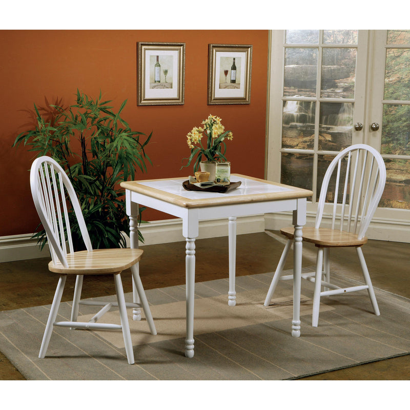 Coaster Furniture Square Damen Dining Table with Tiled Top 4191 IMAGE 2