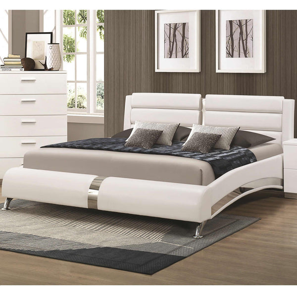 Coaster Furniture Felicity King Upholstered Platform Bed 300345KE IMAGE 1
