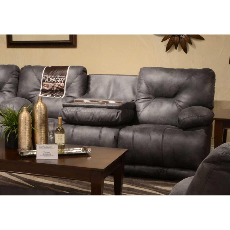 Catnapper Voyager Reclining Fabric Sofa 4381 1228-53/3028-53 IMAGE 2