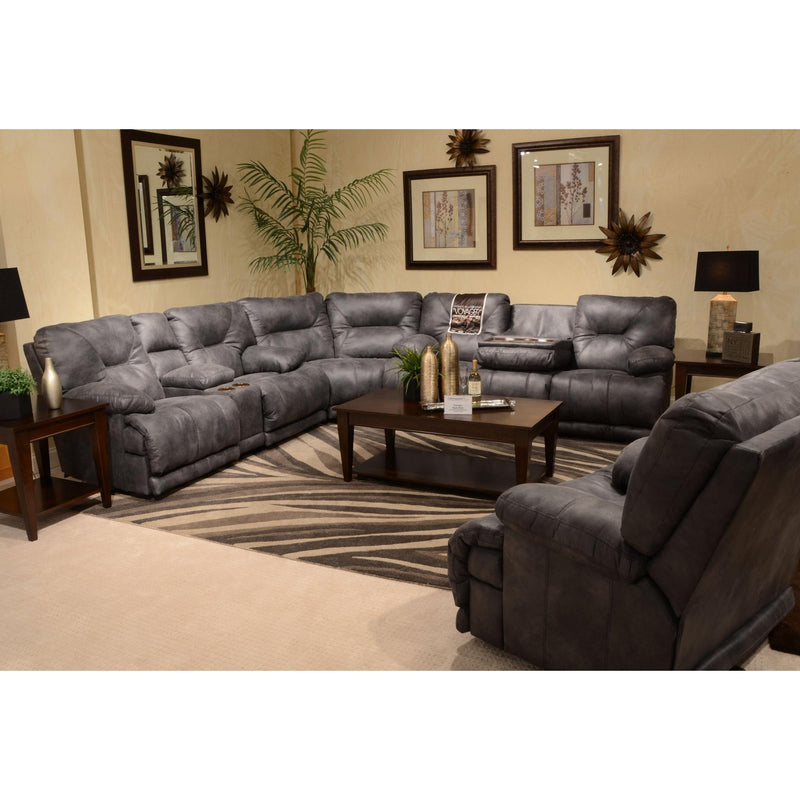 Catnapper Voyager Reclining Leather Look Fabric Sofa 64381 1228-53/3028-53 IMAGE 3