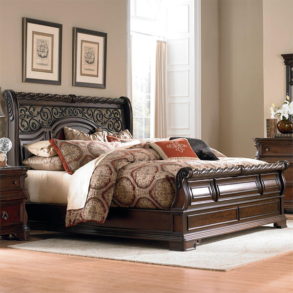 Liberty Furniture Industries Inc. Arbor Place King Sleigh Bed 575-BR-KSL IMAGE 1