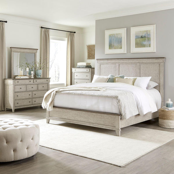 Liberty Furniture Industries Inc. Ivy Hollow 457-BR-KPBDMC 6 pc King Panel Bedroom Set IMAGE 1
