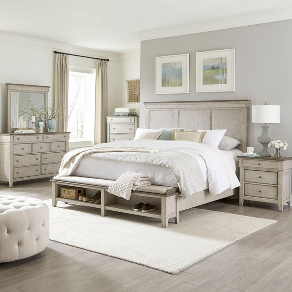 Liberty Furniture Industries Inc. Ivy Hollow 457-BR-KSBDMCN 7 pc King Storage Bedroom Set IMAGE 1