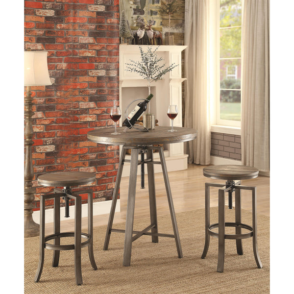 Coaster Furniture 101811 3 pc Adjustable Height Dining Set IMAGE 1
