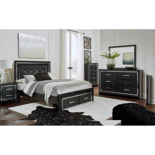 Signature Design by Ashley Kaydell B1420B27 7 pc Queen Panel Storage Bedroom Set IMAGE 1