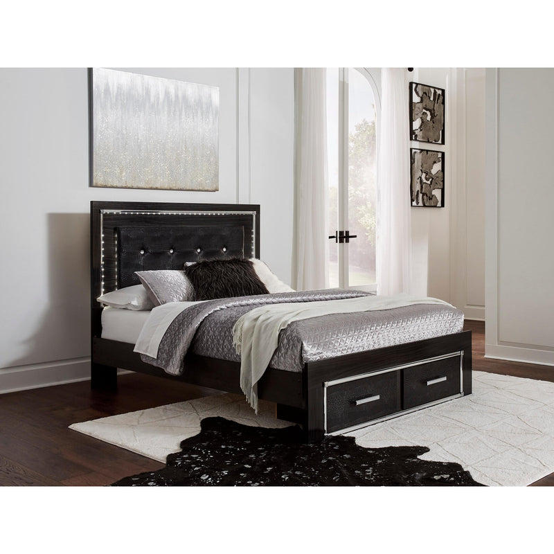 Signature Design by Ashley Kaydell B1420B27 7 pc Queen Panel Storage Bedroom Set IMAGE 2