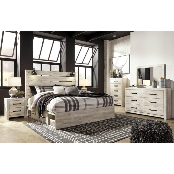 Signature Design by Ashley Cambeck B192B52 6 pc King Panel Storage Bedroom Set IMAGE 1