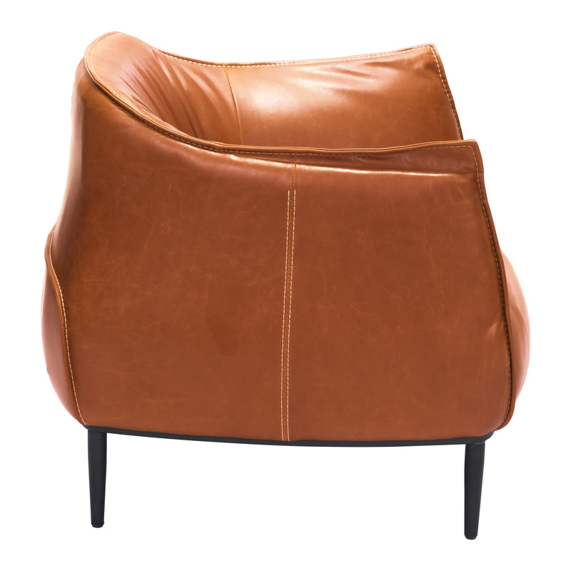 Zuo Julian Stationary Leather Match Accent Chair 98086 IMAGE 2