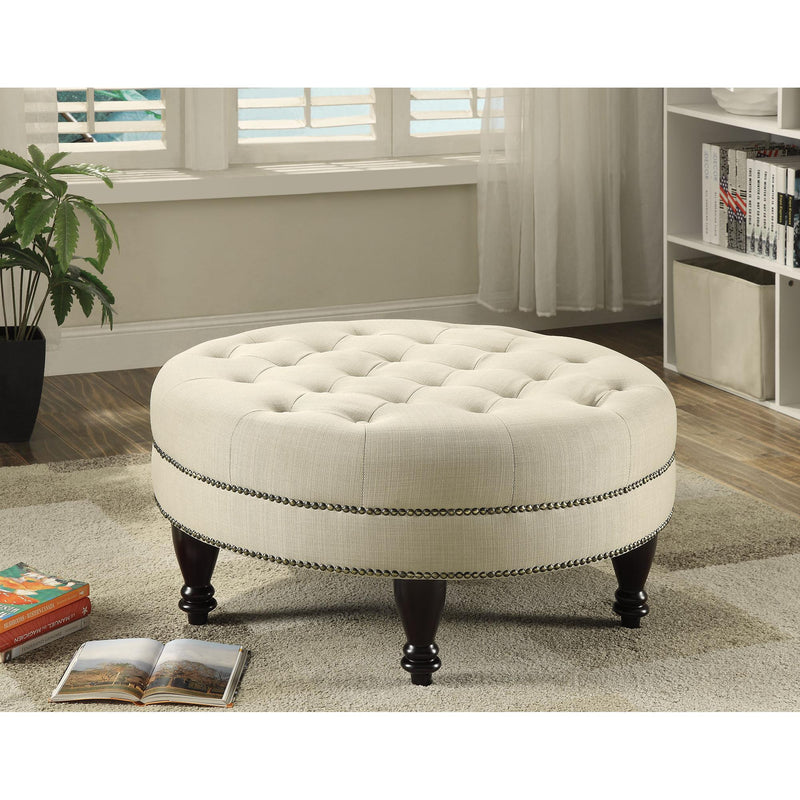 Coaster Furniture Fabric Ottoman 500018 IMAGE 2