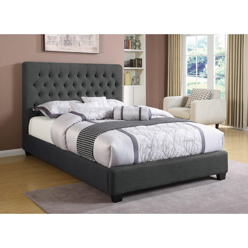 Coaster Furniture Chloe Full Upholstered Platform Bed 300529F IMAGE 2