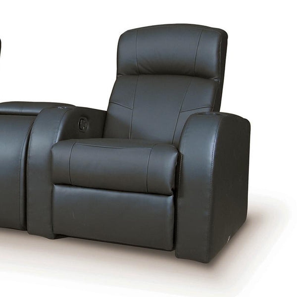 Coaster Furniture Cyrus Leather Match 1-Seat Home Theatre Seating 600001 IMAGE 1
