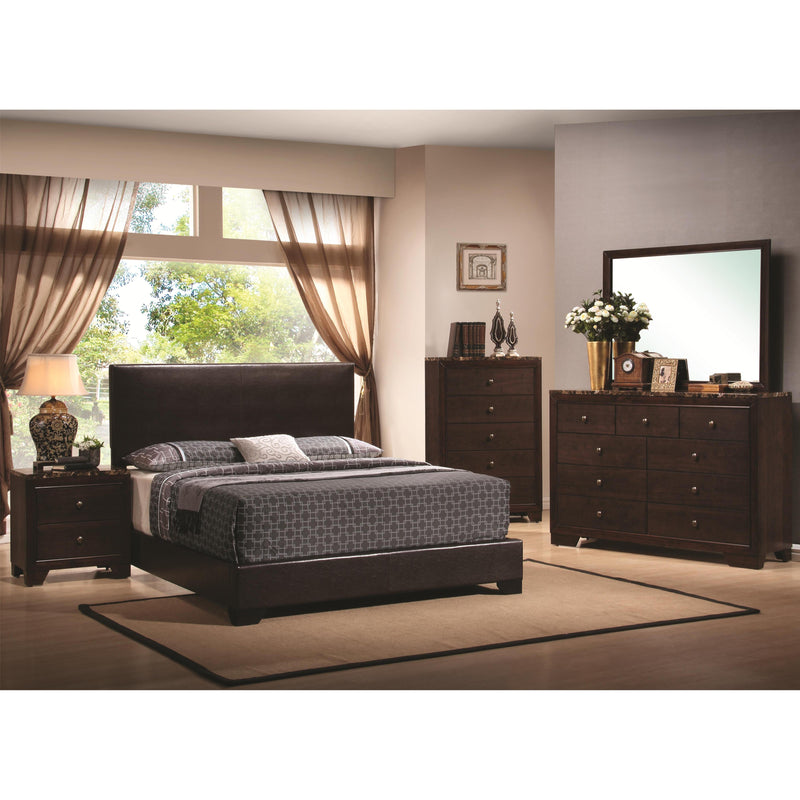 Coaster Furniture Conner King Upholstered Platform Bed 300261KE IMAGE 2