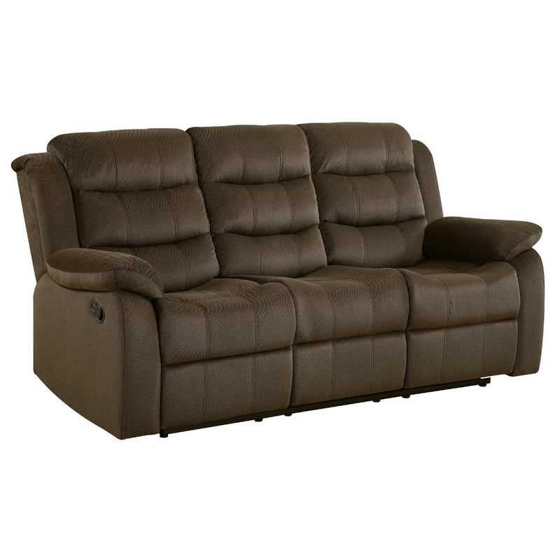 Coaster Furniture Rodman Reclining Fabric Sofa 601881 IMAGE 1